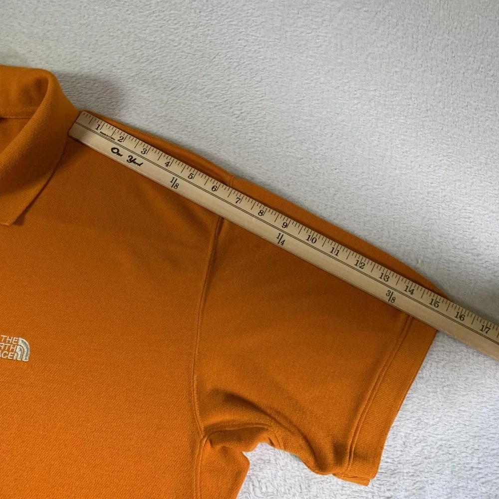 The‎ North Face Polo Shirt Mens XL Orange VaporWick Performance Hiking Golf